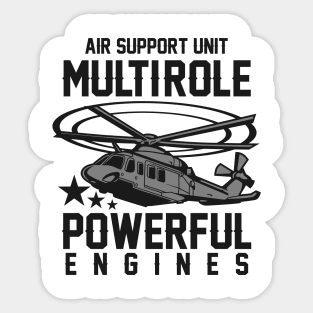 MILITARY HELICOPTER SUPPORT UNIT Sticker